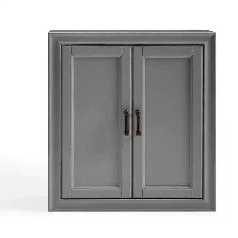Armadietto decorativo da parete grigio