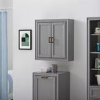 Armadietto decorativo da parete grigio