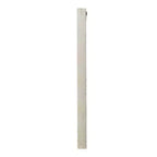 Due specchi decorativi da 30 cm con cornice in legno bianca e oro