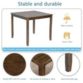 Tavolo da Pranzo 115.5/87.5 cm Rettangolare in Legno, Tavolo da Cucina per 4, per Soggiorno Sala Riunioni, Piccoli Spazi, Grigio