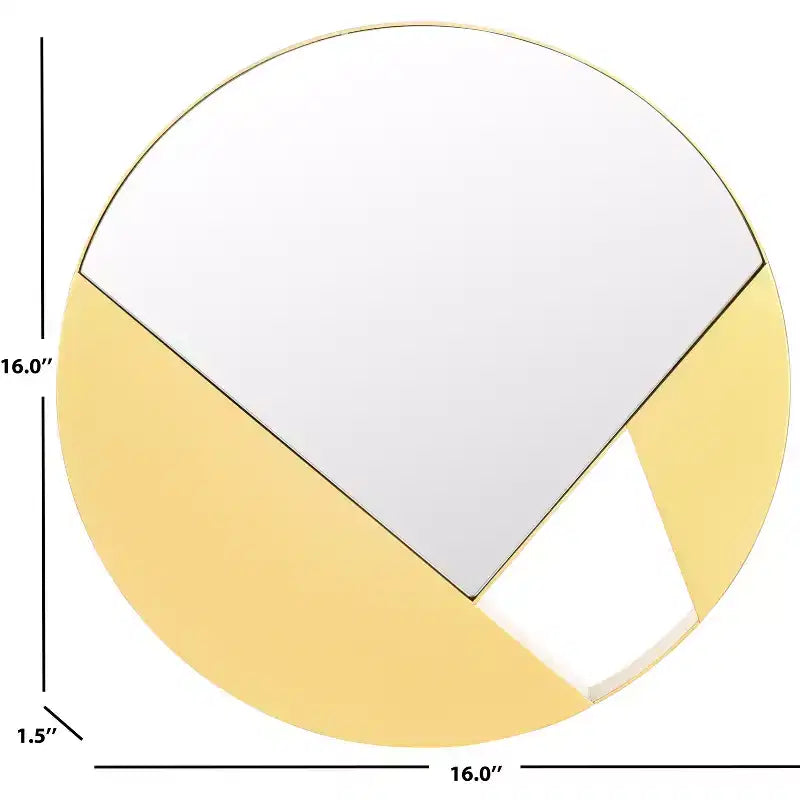 Specchio Essa - 16 x 16 - Oro