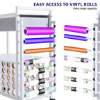 Carrello portaoggetti e organizer per hobby, compatibile con macchina Cricut, organizer da rolling per hobby