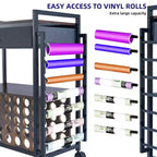 Carrello portaoggetti e organizer per hobby, compatibile con macchina Cricut, organizer da rolling per hobby
