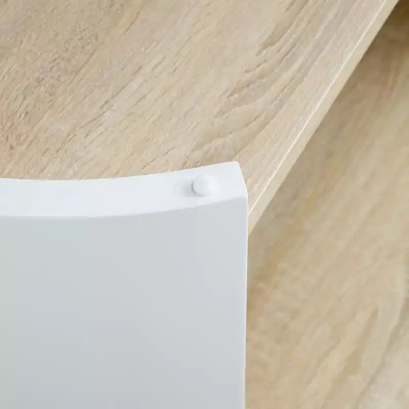 Mobile consolle moderno in legno da 48 pollici con ripiano portaoggetti a 2 livelli