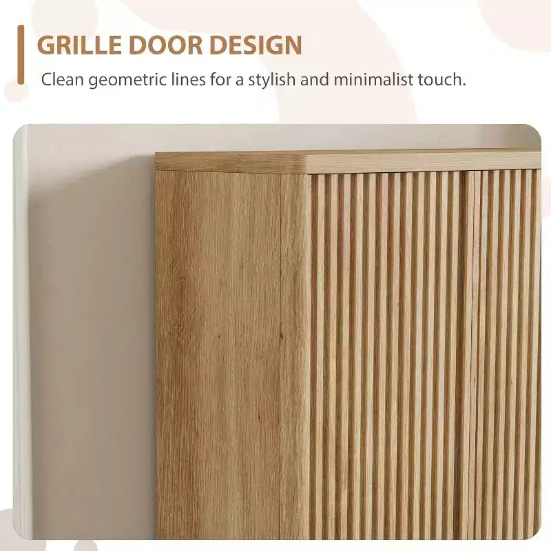 Scarpiera Moderna in Legno, Ripiani Regolabili, Grande Organizer per Ingresso, per Ingresso, Soggiorno