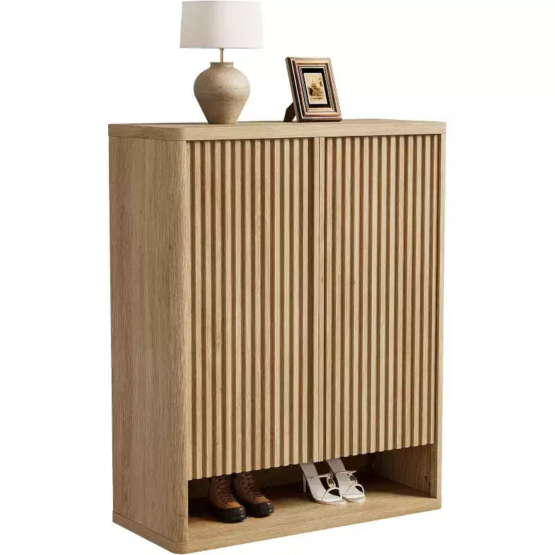 Scarpiera Moderna in Legno, Ripiani Regolabili, Grande Organizer per Ingresso, per Ingresso, Soggiorno