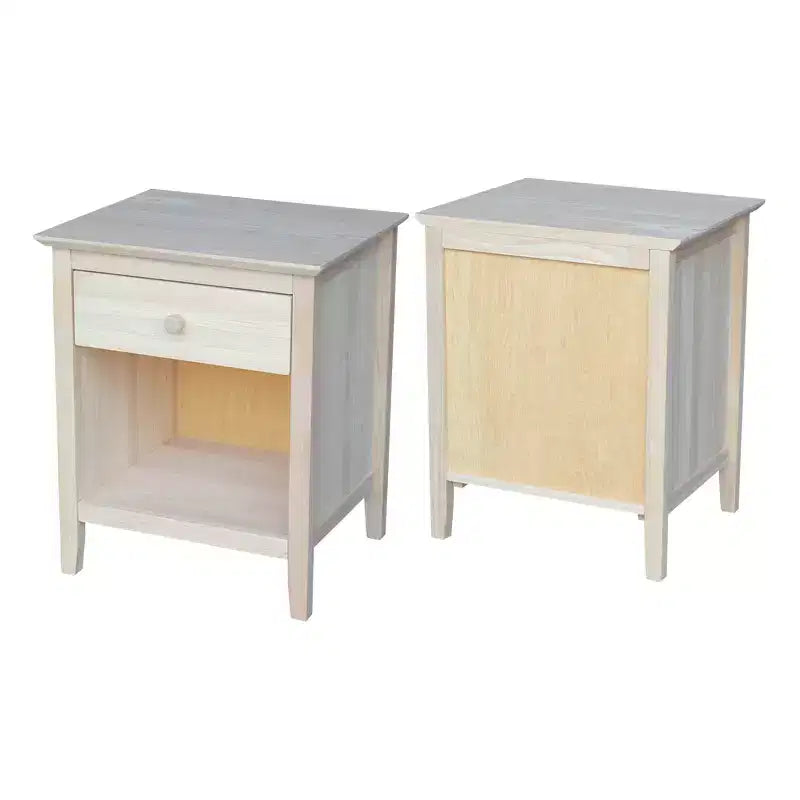 Comodino da 19.5" non rifinito