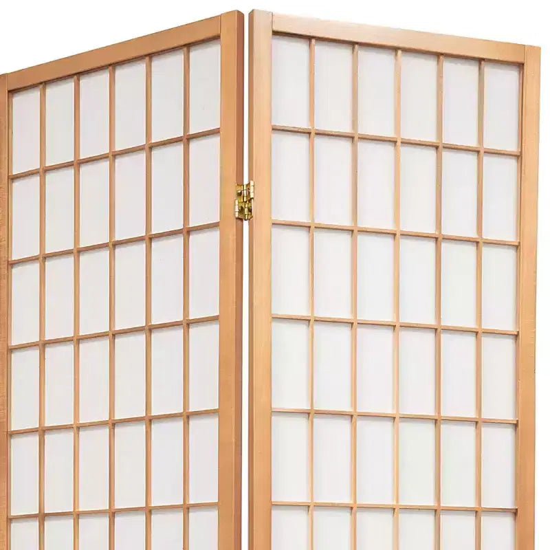 Pannello Shoji con Finestra, Alto 152 cm - Naturale (4 Pannelli)